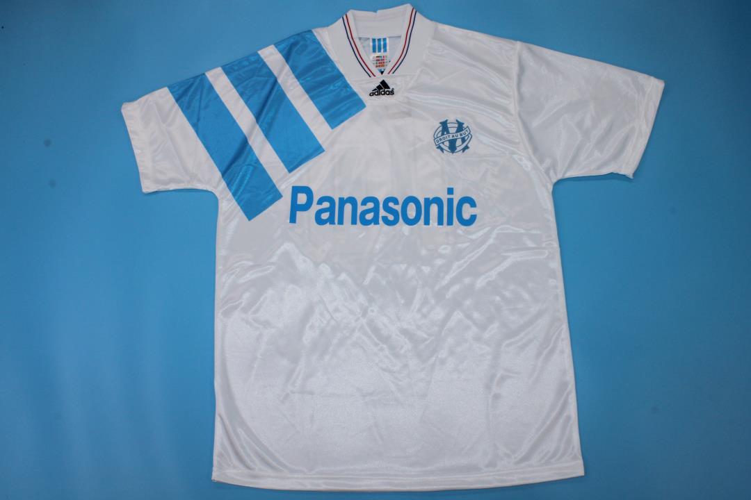 AAA Quality Marseille 92/93 Home Soccer Jersey
